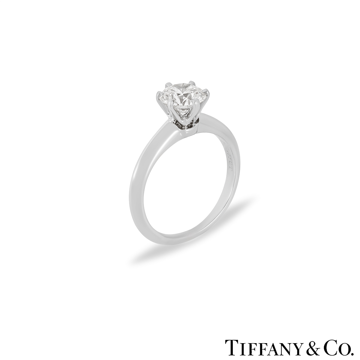 Tiffany & Co. Diamond Setting Ring 1.05ct H/VS2